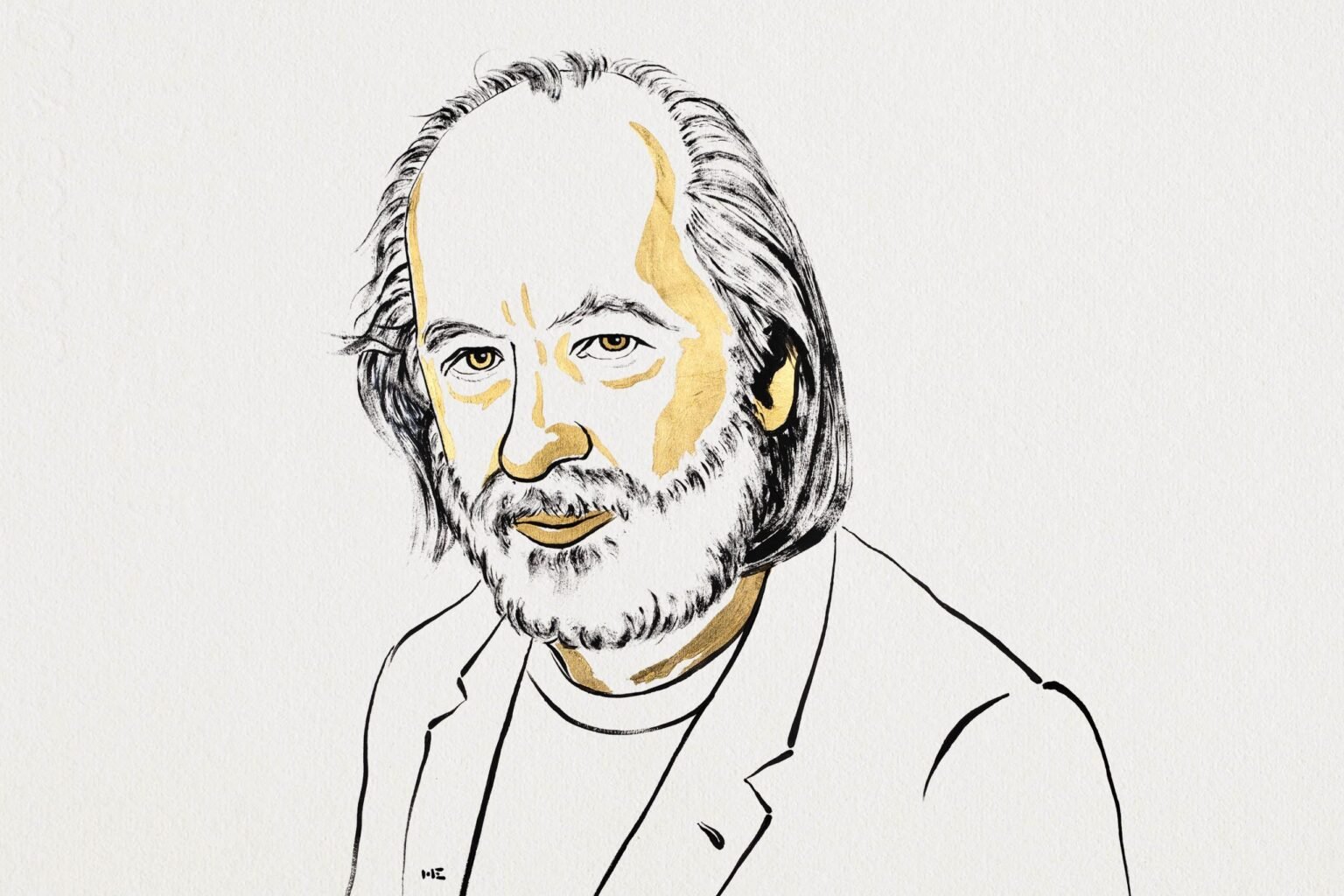 2025 წლის ნობელის პრემია ლიტერატურაში ლასლო კრასნაჰორკაის მიენიჭა | Niklas Elmehed © Nobel Prize Outreach